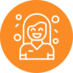 Naklejka premium Enthusiasm Icon