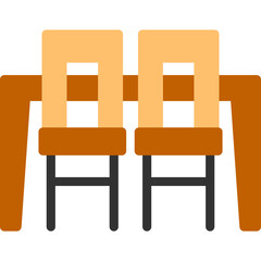 Fototapeta premium Dining Table Icon