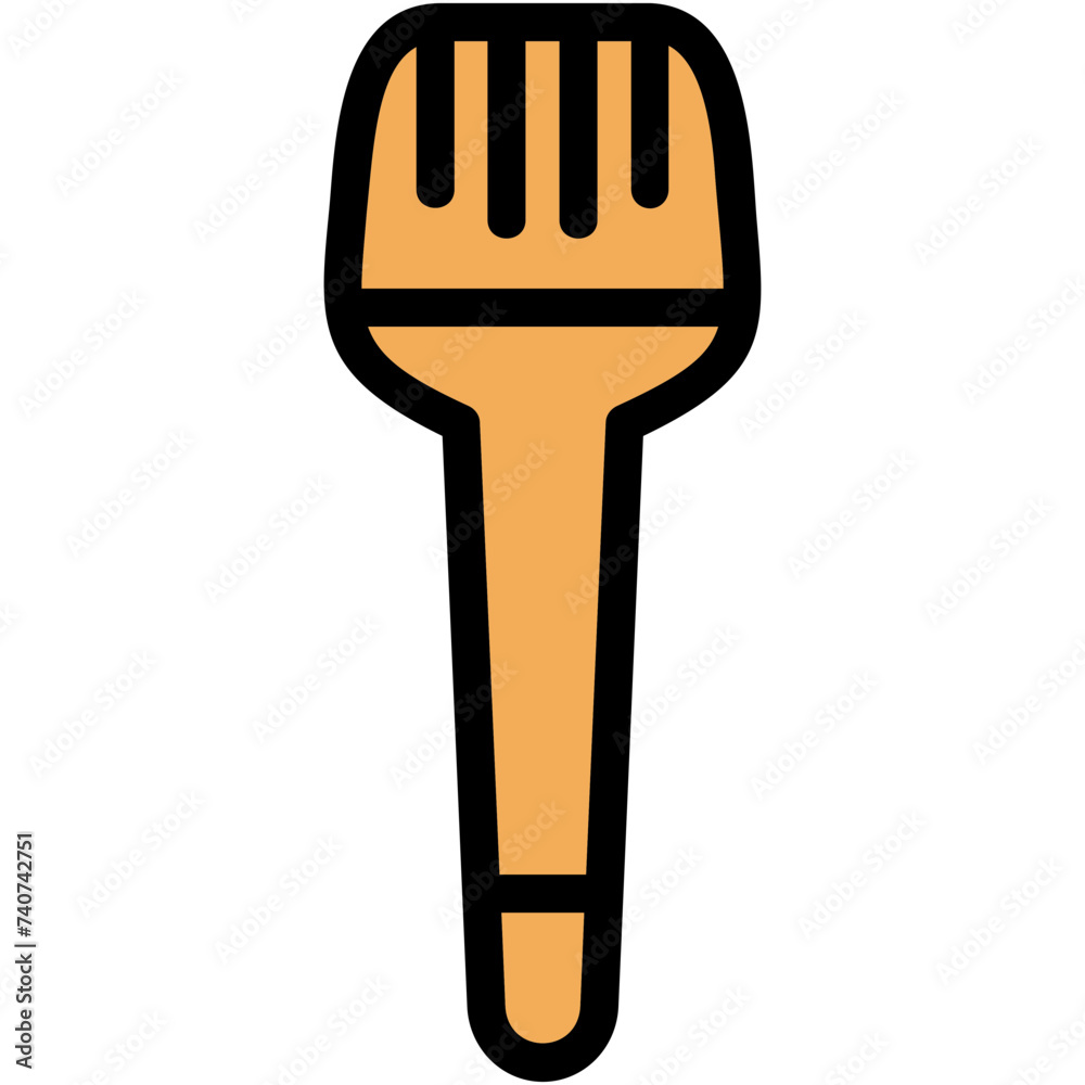 Sticker Pastry Brush Icon