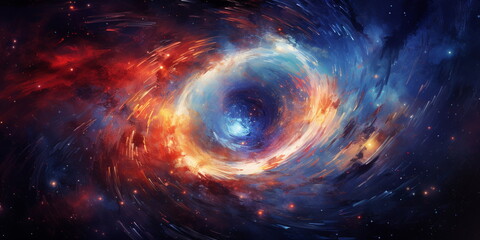 Obraz premium glow from a supernova explosion