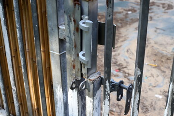 A fence in a city park in northern Israel.