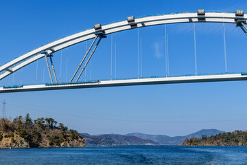 宮城 女川町と出島江島の離島航路
