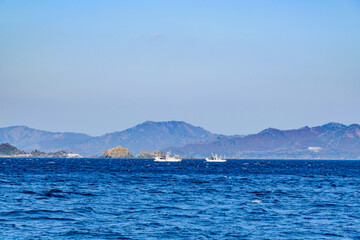 宮城 女川町と出島江島の離島航路
