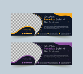 digital marketing real estate house property facebook cover page banner template