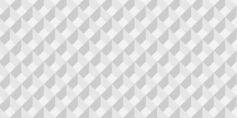 Minimal modern cubes geometric tile and mosaic wall grid backdrop hexagon technology wallpaper background. White and gray geometric block cube structure backdrop grid triangle texture vintage design