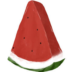Hand drawn watermelon