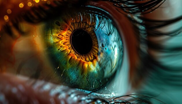 Close-up image of eyes