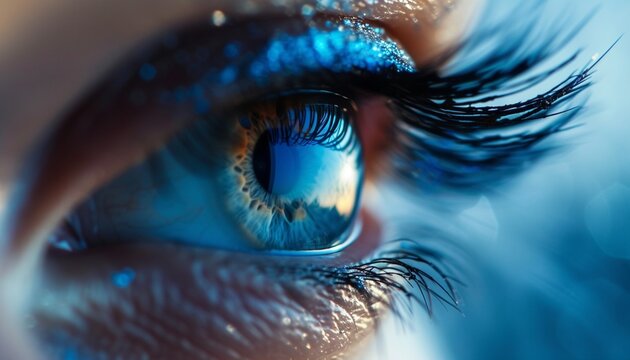 Close-up image of eyes