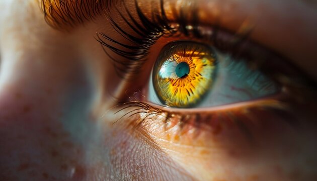 Close-up image of eyes