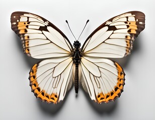 Butterfly on a white background