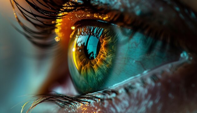 Close-up image of eyes