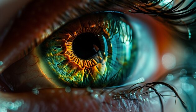 Close-up image of eyes