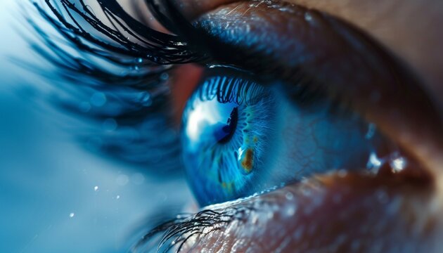 Close-up image of eyes