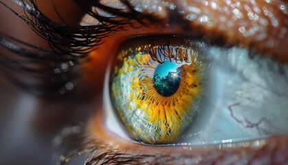 Close-up image of eyes