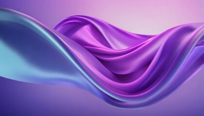 Abstract Background with Wave Gradient Silk Fabric