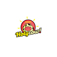 Holycow ! logo or combination mark design