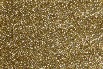 Golden background The surface is rough and shimmering with light. golden glitter background...