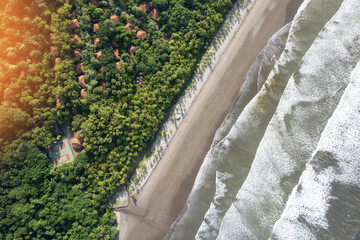 Clean sea beach coastline