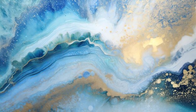  Marble texture. Acrylic colors blots. Abstract background 