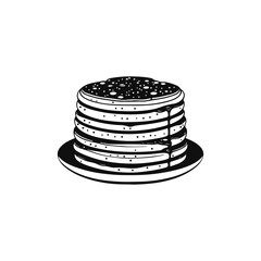 stack of pancakes on a plate
