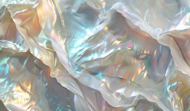 Mother-of-pearl background with swirl pattern. Different shades and colors, shine and waves , photo background with copyright