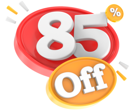 85 percent discount Red With Yellow 3d render