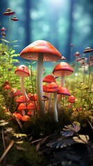 Little mysterious mushrooms.