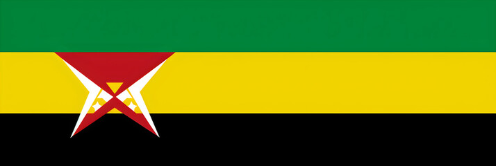 Proud Display of Guyana's Flag Representing Its Rich Cultural Heritage and Symbolism