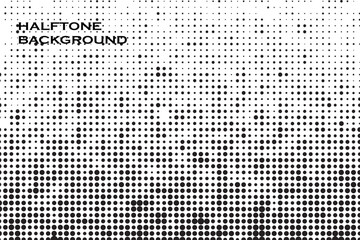 Abstract vector grunge halftone gradient shapes background banner