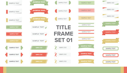 タイトル・見出しフレームセットA03