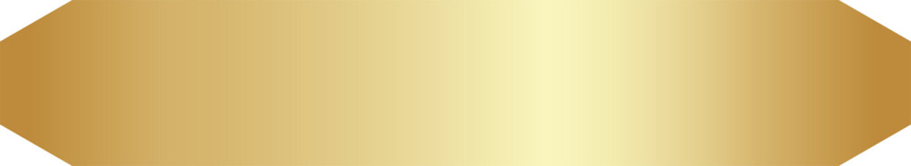 Golden label ribbon banner set