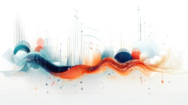 Abstract wallpaper with vibrant Colors