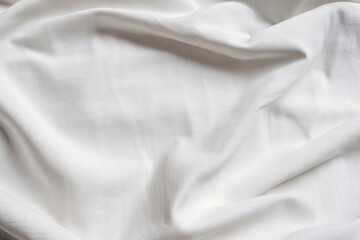 Obraz premium white silk background, satin texture, waving textile
