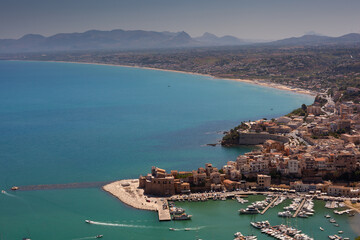 Aerial photographs of Castellamare del Golfo in Sicily - 740783130