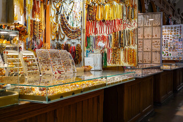 Krakow , Poland 07 07 2024 : main square and famous cloth market