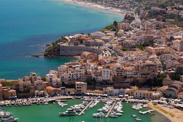 Aerial photographs of Castellamare del Golfo in Sicily - 740784715