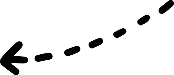 Set of arrows hand drawn. Sketch doodle style