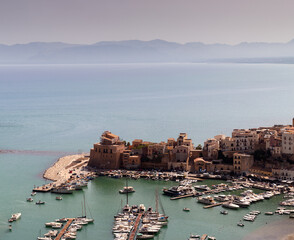 Aerial photographs of Castellamare del Golfo in Sicily - 740787114
