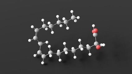 abtl0812 molecular structure, experimental cancer drug, ball and stick 3d model, structural chemical formula with colored atoms
