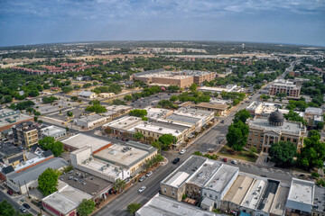 Aerial View of the Austin Suburb of Georgetown, Texas