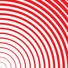  simple abstract red color geometric half circle halftone daigonal line pattern on white background
