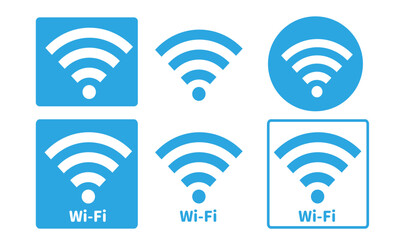 Wi-Fi　アイコン　マークセット