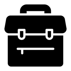 briefcase glyph icon
