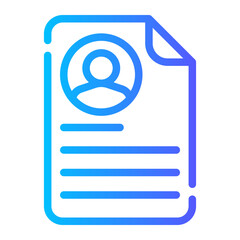 contract gradient icon