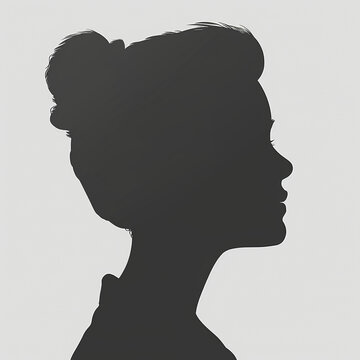 Gray Silhouette Placeholder Image with No Photo for User Profile or Avatar. Simple Minimalistic Design Concept for Default Avatar or Profile Picture Template. Faceless Anonymous Figure Icon Symbol, AI