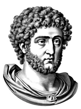 Portrait of Commodus, generative AI