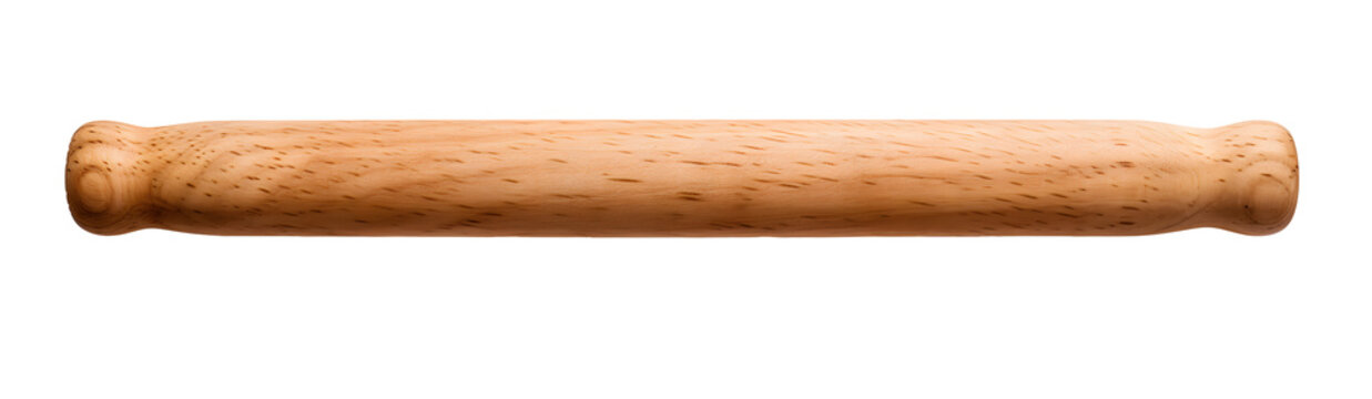 Wooden baseball bat isolated transparent background