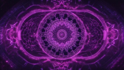 abstract background with circles mandala, sacred geometry in space, mandalas made of a space nebula,   Epic cinematic  