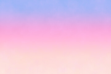 Fluffy pink gradient fantasy sky with blurry clouds background