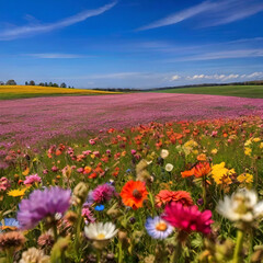 Obraz premium View of colorful spring flower.